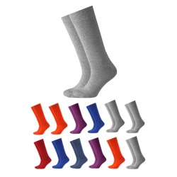 Socksmax İndirimli Erkek Pamuklu Uzun Konç Çorap 6 Çift - 02689
